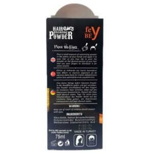 پودر مو حالت‌دهنده Fey Bey | حجم‌دهنده حرفه‌ای موهای نازک